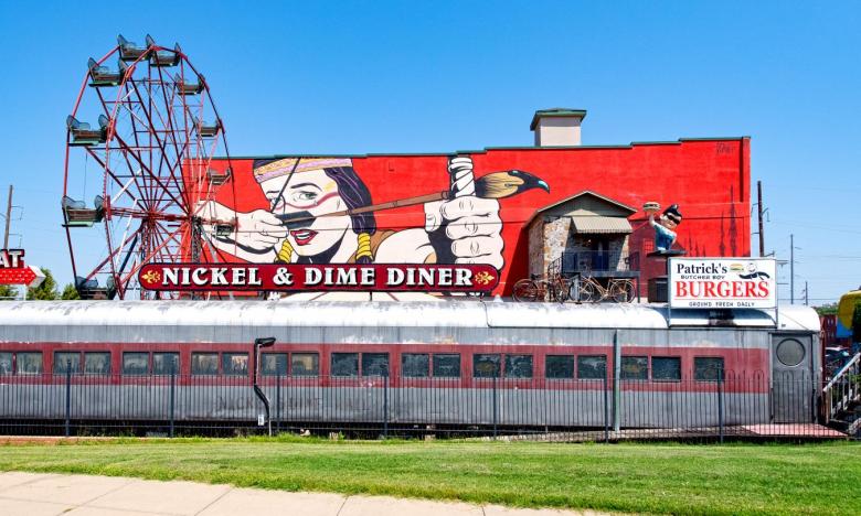 A mural at The Park at West End